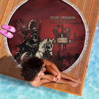 Polish Lithuanian Commonwealth Beach Blanket Winged Hussar Warrior Battle Of Vienna