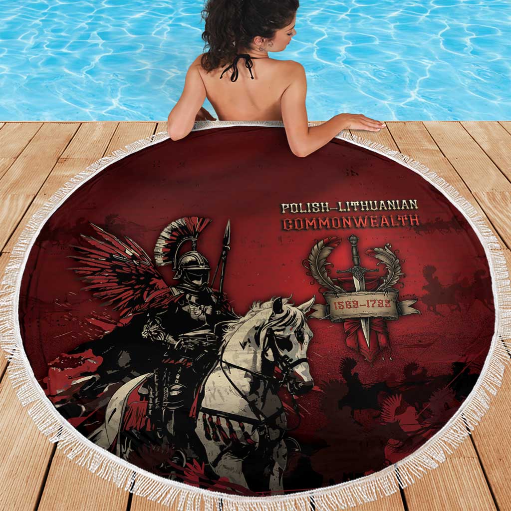 Polish Lithuanian Commonwealth Beach Blanket Winged Hussar Warrior Battle Of Vienna