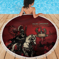 Polish Lithuanian Commonwealth Beach Blanket Winged Hussar Warrior Battle Of Vienna