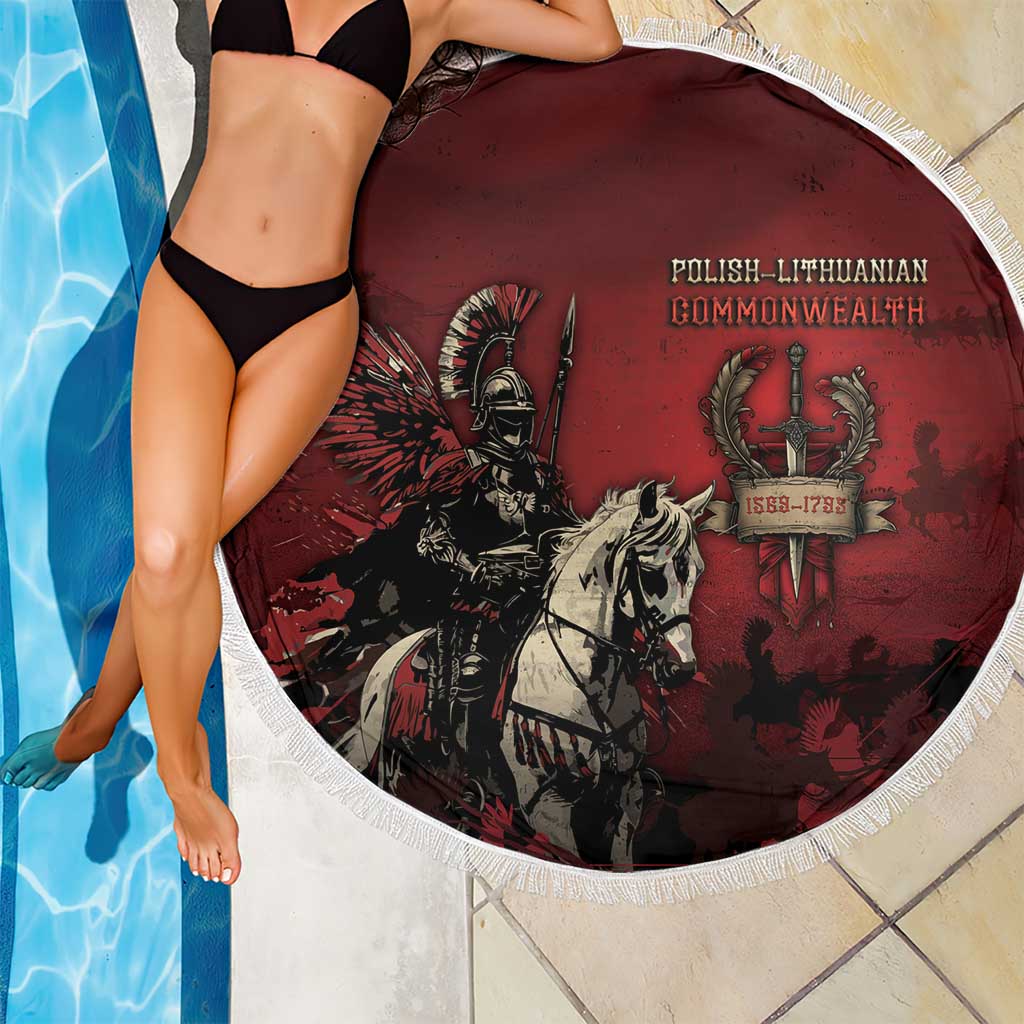 Polish Lithuanian Commonwealth Beach Blanket Winged Hussar Warrior Battle Of Vienna