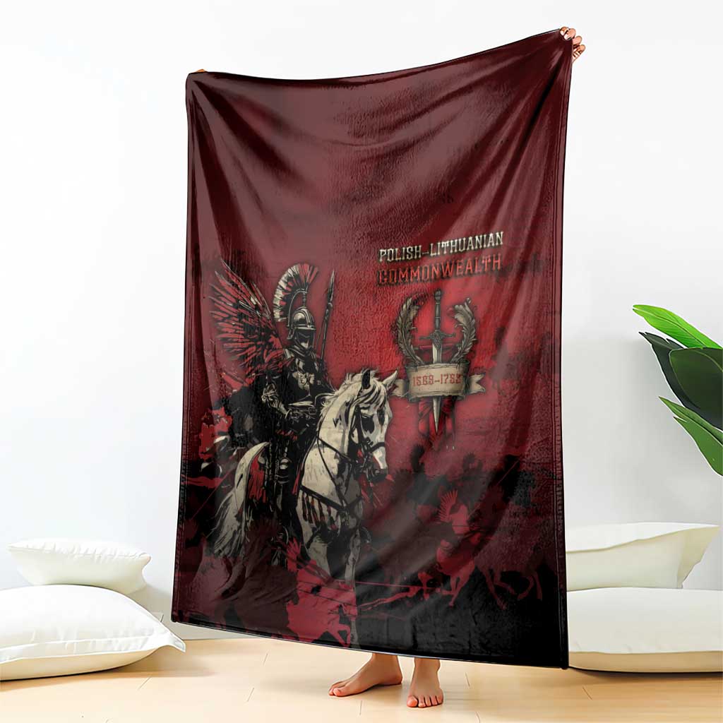 Polish Lithuanian Commonwealth Blanket Winged Hussar Warrior Battle Of Vienna