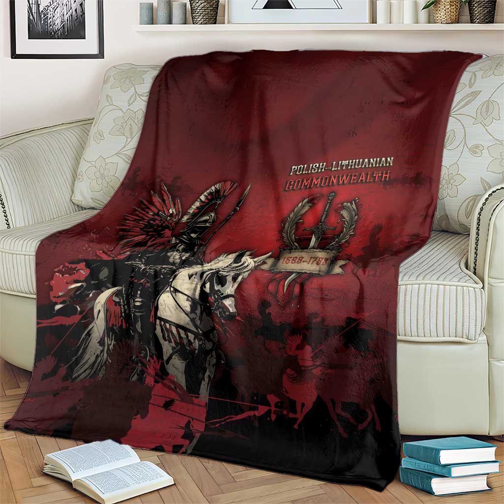 Polish Lithuanian Commonwealth Blanket Winged Hussar Warrior Battle Of Vienna