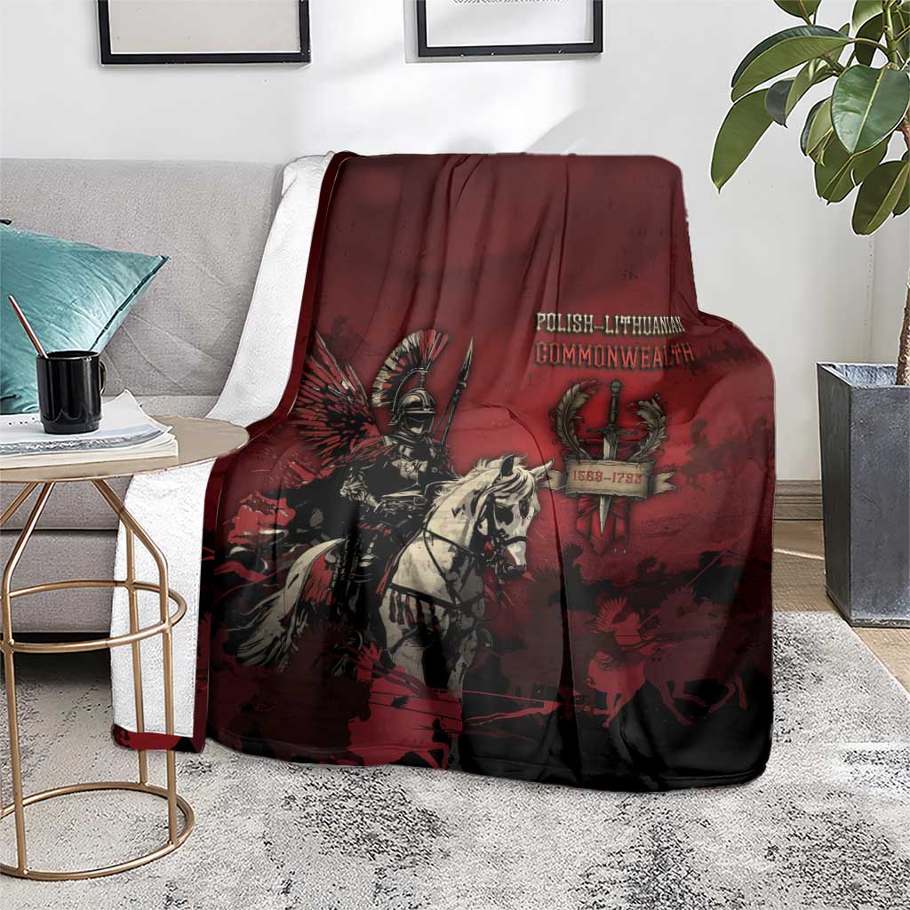 Polish Lithuanian Commonwealth Blanket Winged Hussar Warrior Battle Of Vienna