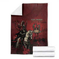 Polish Lithuanian Commonwealth Blanket Winged Hussar Warrior Battle Of Vienna