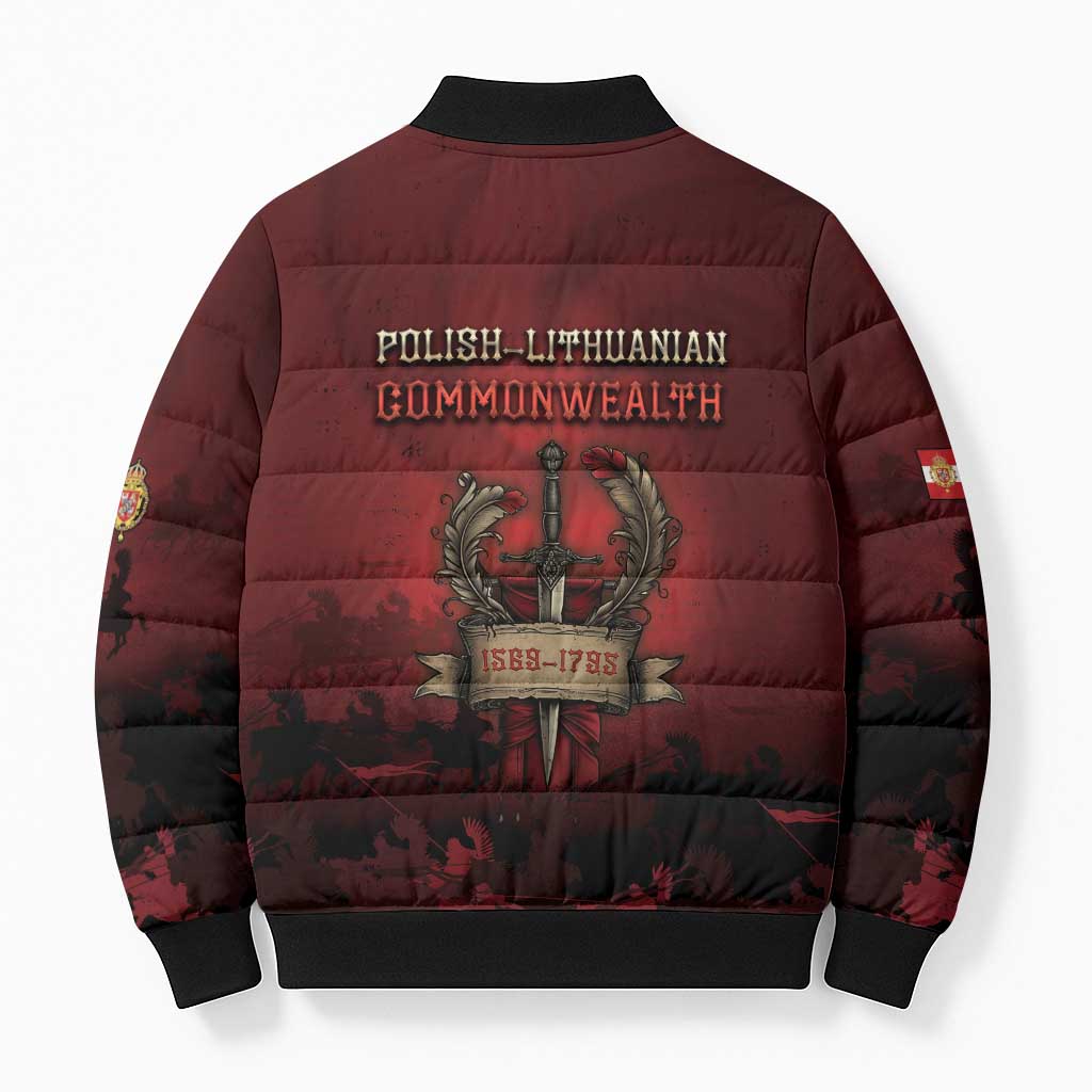 Polish Lithuanian Commonwealth Bomber Puffer Jacket Winged Hussar Warrior Battle Of Vienna