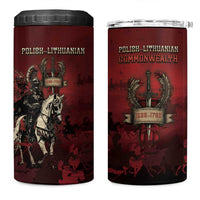 Polish Lithuanian Commonwealth 4 in 1 Can Cooler Tumbler Winged Hussar Warrior Battle Of Vienna