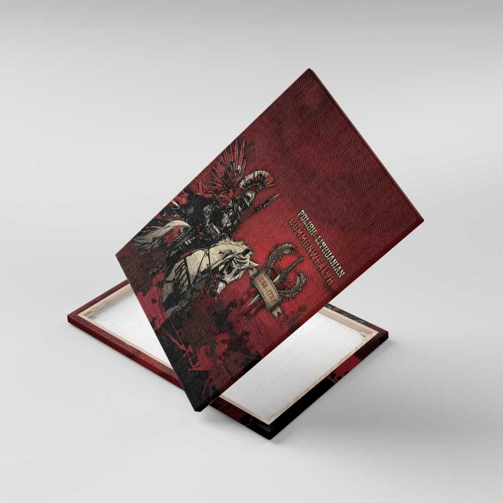Polish Lithuanian Commonwealth Canvas Wall Art Winged Hussar Warrior Battle Of Vienna