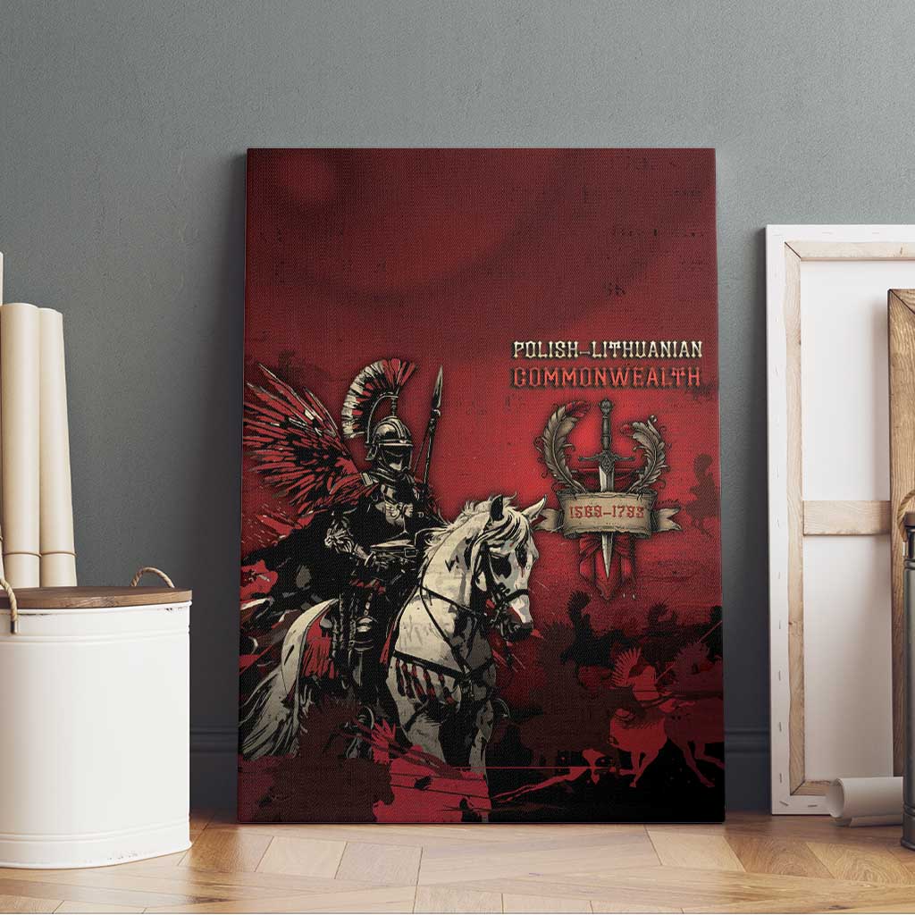 Polish Lithuanian Commonwealth Canvas Wall Art Winged Hussar Warrior Battle Of Vienna