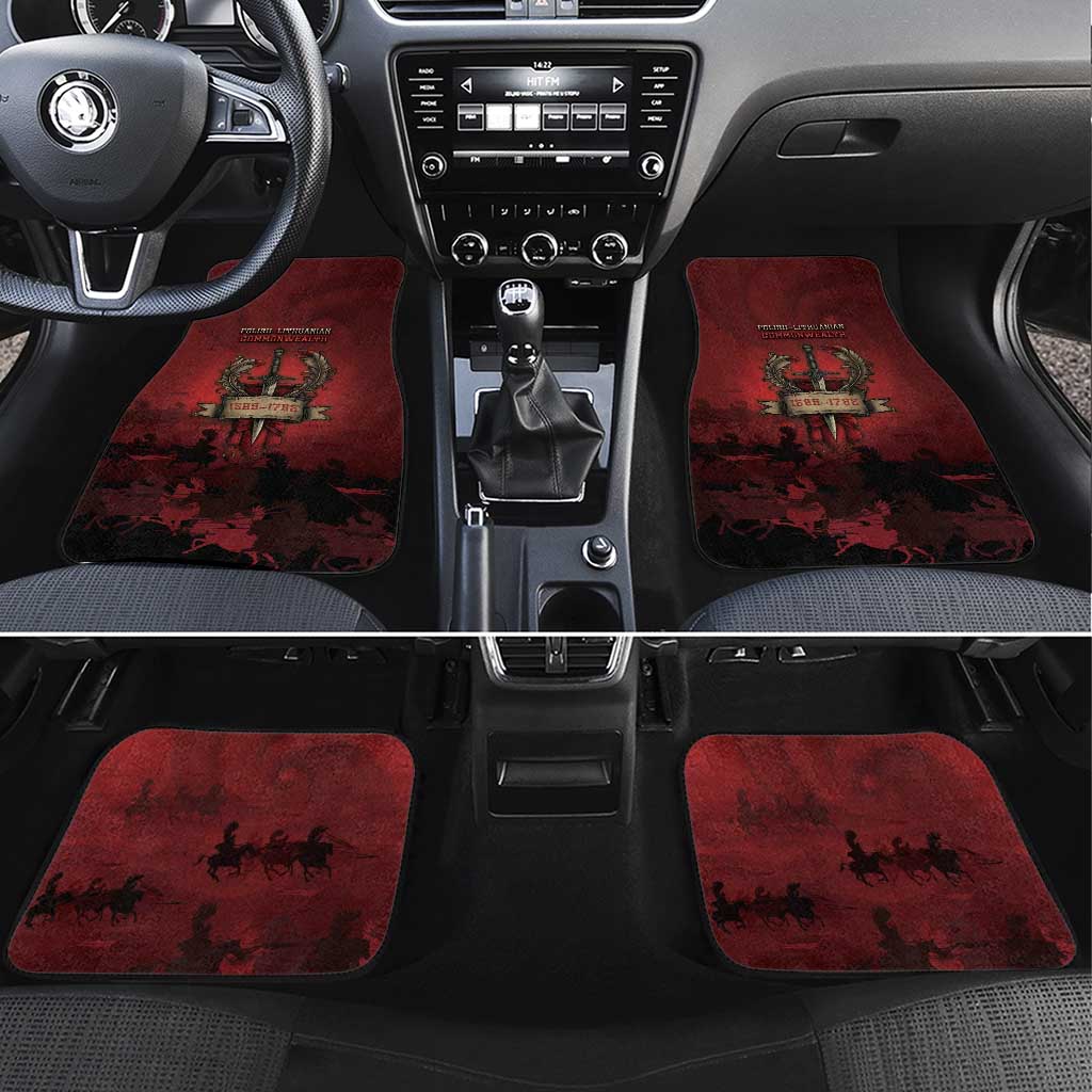 Polish Lithuanian Commonwealth Car Mats Winged Hussar Warrior Battle Of Vienna