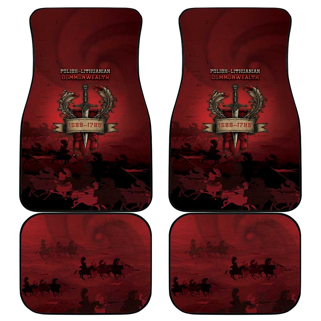 Polish Lithuanian Commonwealth Car Mats Winged Hussar Warrior Battle Of Vienna