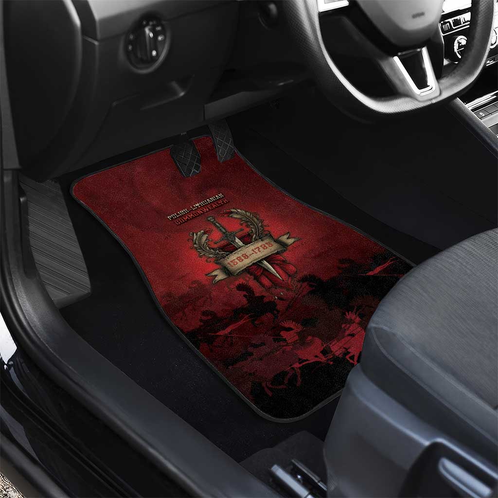 Polish Lithuanian Commonwealth Car Mats Winged Hussar Warrior Battle Of Vienna