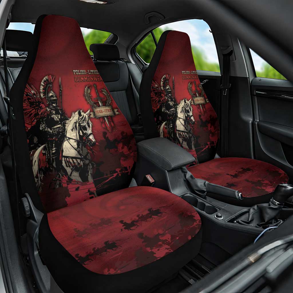 Polish Lithuanian Commonwealth Car Seat Cover Winged Hussar Warrior Battle Of Vienna