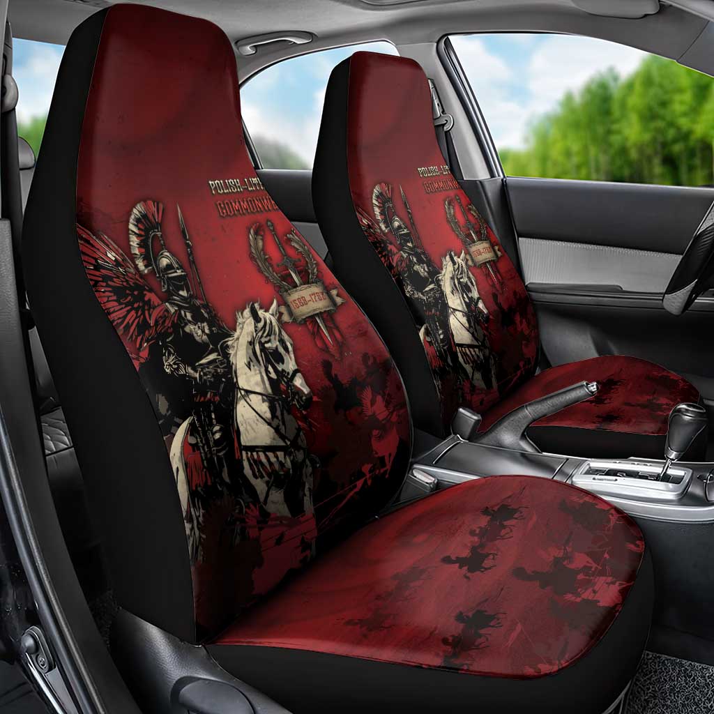 Polish Lithuanian Commonwealth Car Seat Cover Winged Hussar Warrior Battle Of Vienna