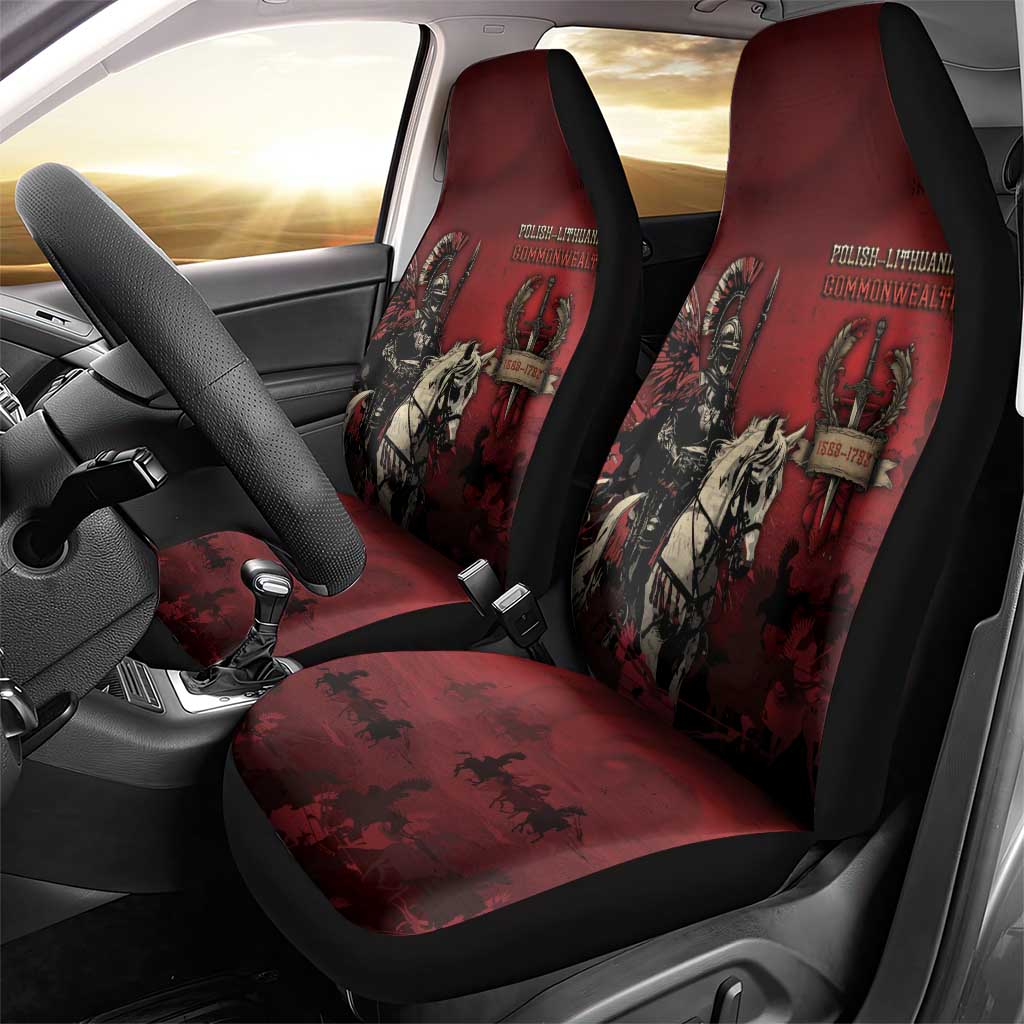 Polish Lithuanian Commonwealth Car Seat Cover Winged Hussar Warrior Battle Of Vienna