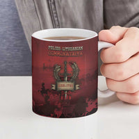 Polish Lithuanian Commonwealth Ceramic Mug Winged Hussar Warrior Battle Of Vienna