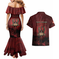 Polish Lithuanian Commonwealth Couples Matching Mermaid Dress and Hawaiian Shirt Winged Hussar Warrior Battle Of Vienna