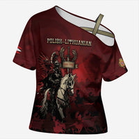 Polish Lithuanian Commonwealth Cross Shoulder Shirt Winged Hussar Warrior Battle Of Vienna