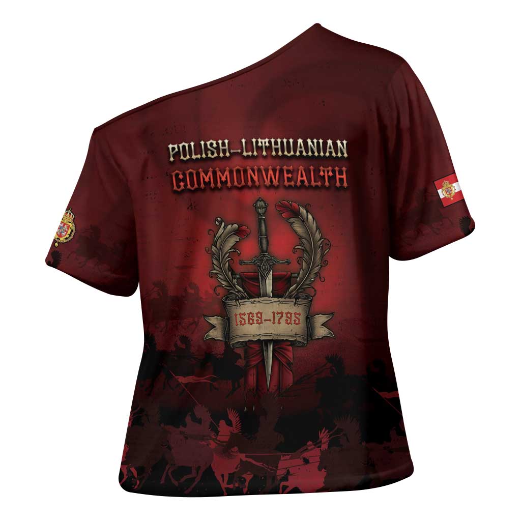 Polish Lithuanian Commonwealth Cross Shoulder Shirt Winged Hussar Warrior Battle Of Vienna