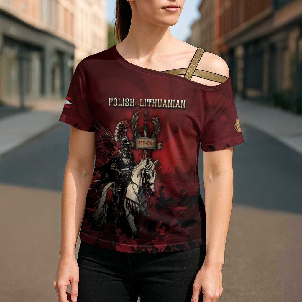 Polish Lithuanian Commonwealth Cross Shoulder Shirt Winged Hussar Warrior Battle Of Vienna