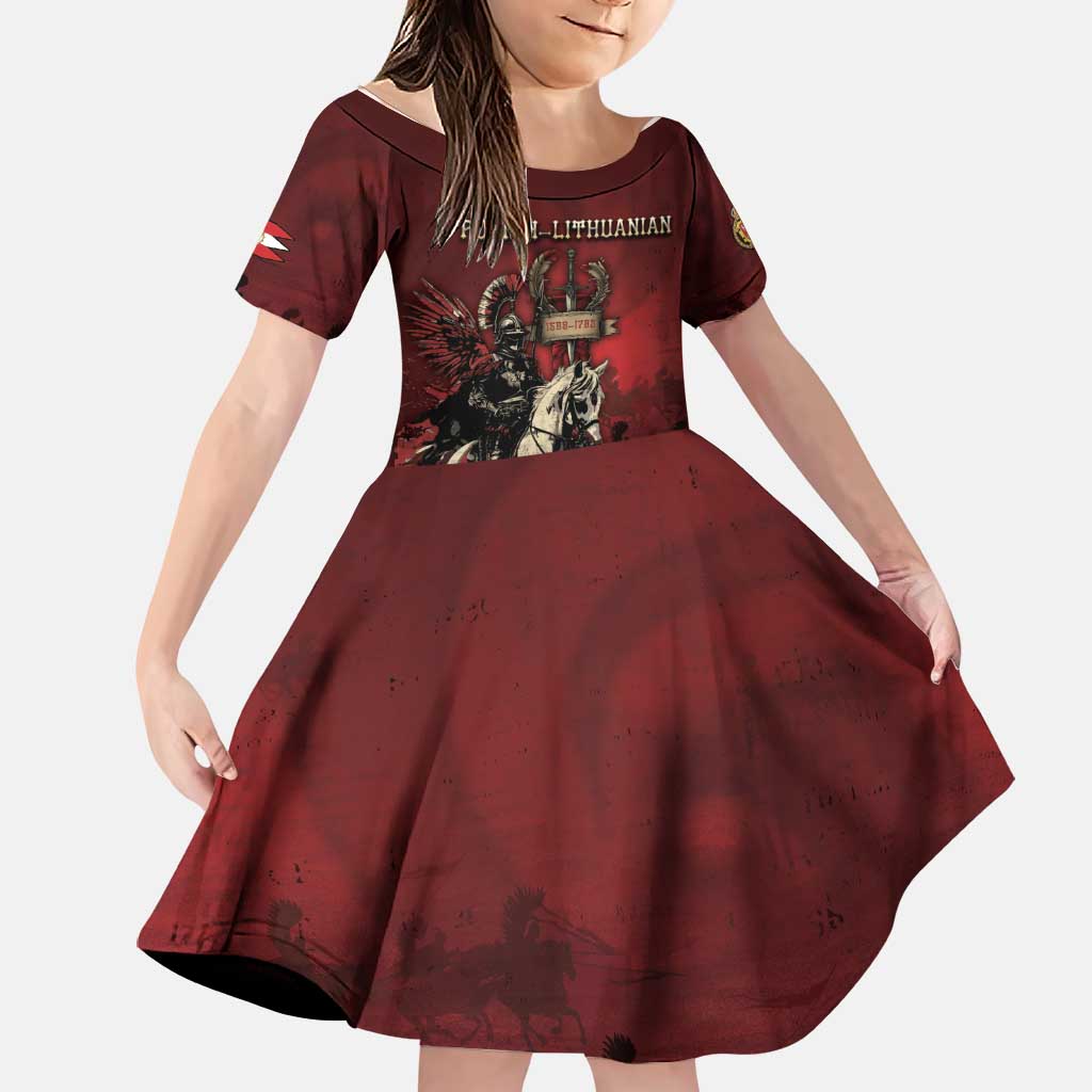 Polish Lithuanian Commonwealth Family Matching Summer Maxi Dress and Hawaiian Shirt Winged Hussar Warrior Battle Of Vienna