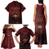 Polish Lithuanian Commonwealth Family Matching Tank Maxi Dress and Hawaiian Shirt Winged Hussar Warrior Battle Of Vienna