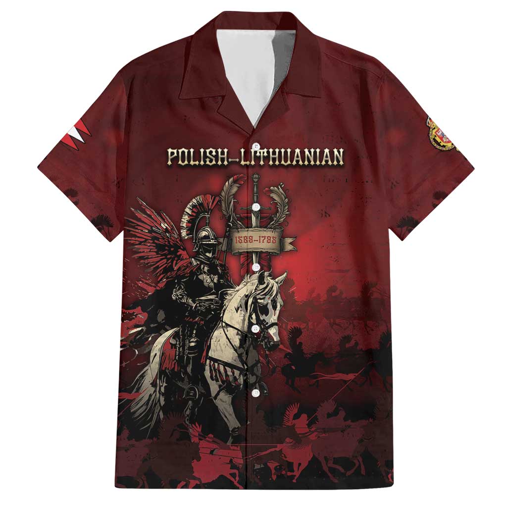 Polish Lithuanian Commonwealth Hawaiian Shirt Winged Hussar Warrior Battle Of Vienna
