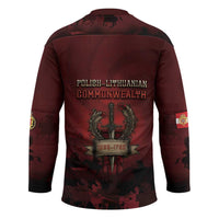 Polish Lithuanian Commonwealth Hockey Jersey Winged Hussar Warrior Battle Of Vienna