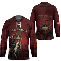 Polish Lithuanian Commonwealth Hockey Jersey Winged Hussar Warrior Battle Of Vienna