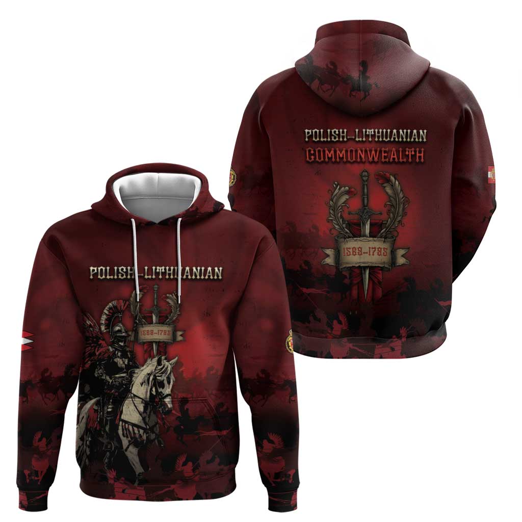Polish Lithuanian Commonwealth Hoodie Winged Hussar Warrior Battle Of Vienna