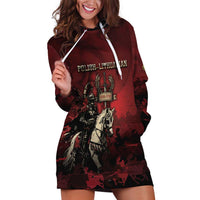 Polish Lithuanian Commonwealth Hoodie Dress Winged Hussar Warrior Battle Of Vienna