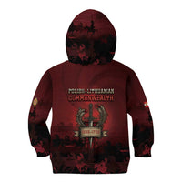 Polish Lithuanian Commonwealth Kid Hoodie Winged Hussar Warrior Battle Of Vienna