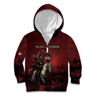 Polish Lithuanian Commonwealth Kid Hoodie Winged Hussar Warrior Battle Of Vienna