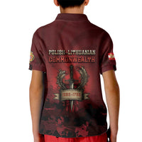 Polish Lithuanian Commonwealth Kid Polo Shirt Winged Hussar Warrior Battle Of Vienna