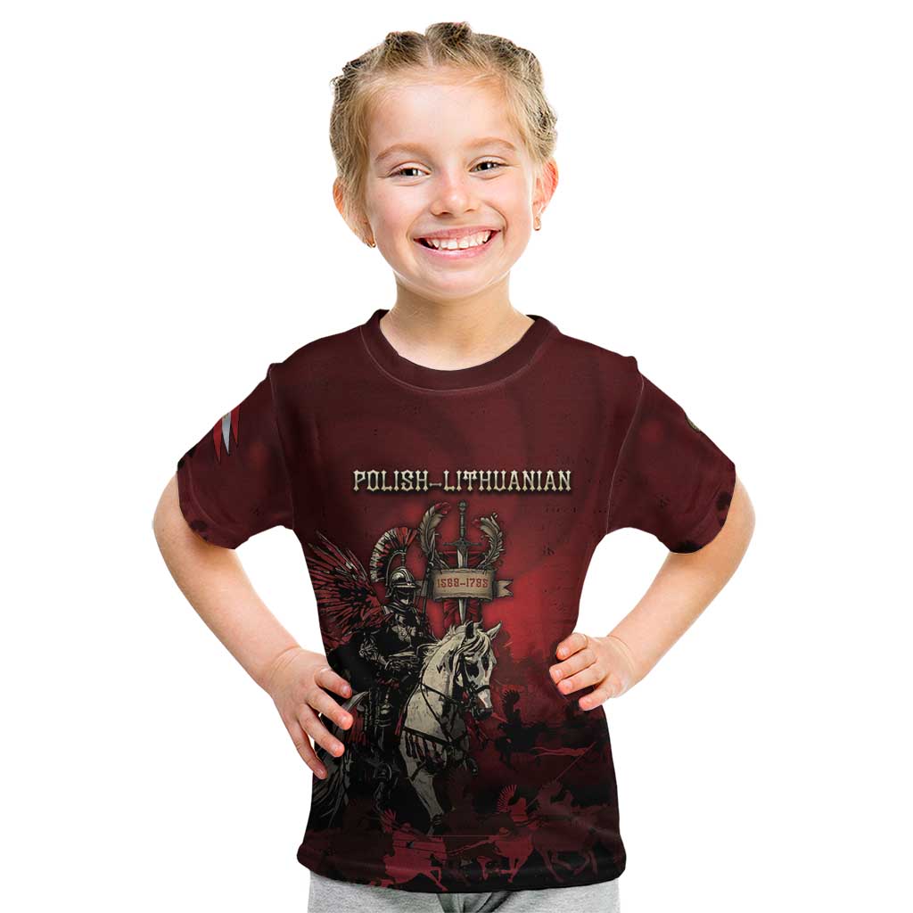 Polish Lithuanian Commonwealth Kid T Shirt Winged Hussar Warrior Battle Of Vienna
