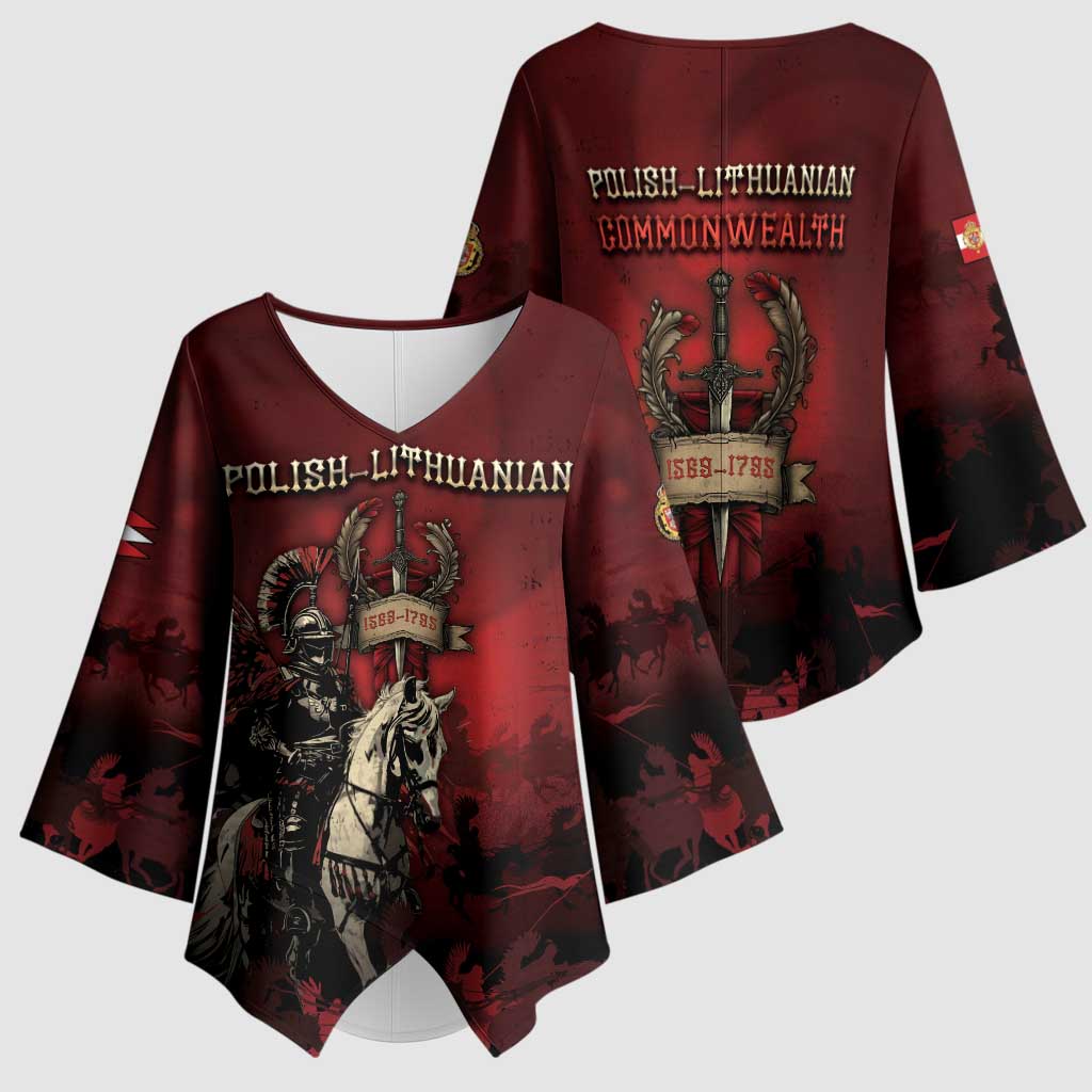 Polish Lithuanian Commonwealth Kimono Sleeve Blouse Winged Hussar Warrior Battle Of Vienna