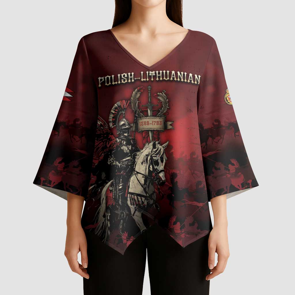 Polish Lithuanian Commonwealth Kimono Sleeve Blouse Winged Hussar Warrior Battle Of Vienna