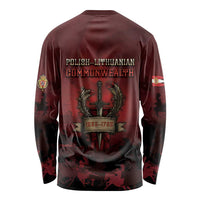 Polish Lithuanian Commonwealth Long Sleeve Shirt Winged Hussar Warrior Battle Of Vienna