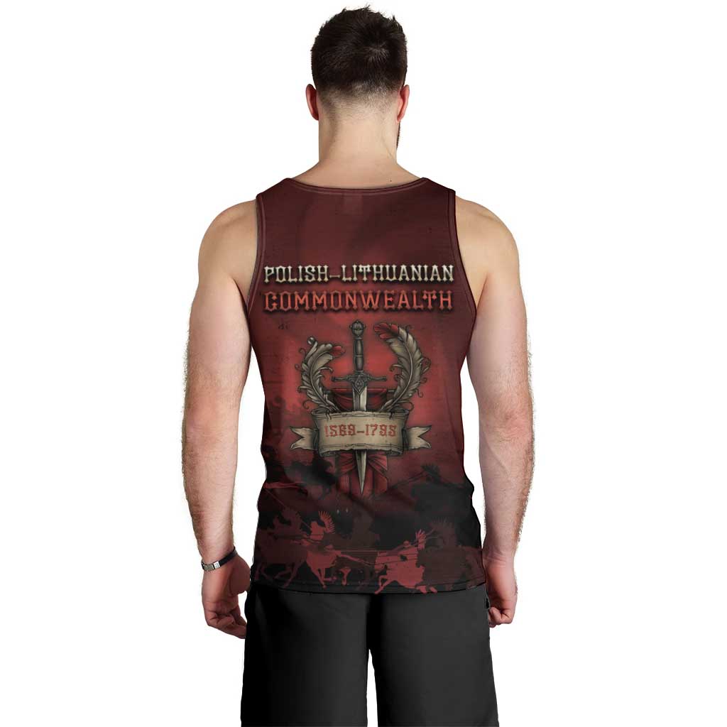 Polish Lithuanian Commonwealth Men Tank Top Winged Hussar Warrior Battle Of Vienna