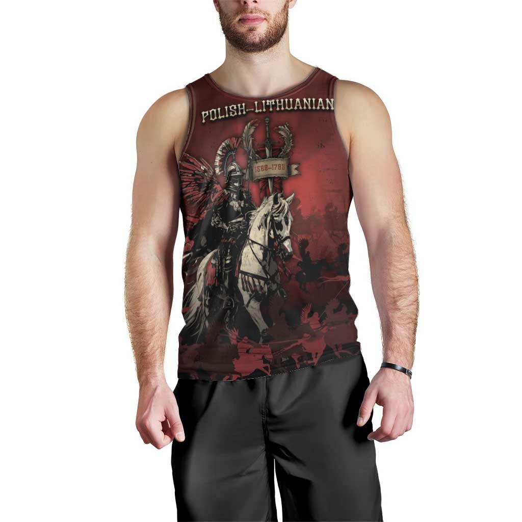 Polish Lithuanian Commonwealth Men Tank Top Winged Hussar Warrior Battle Of Vienna