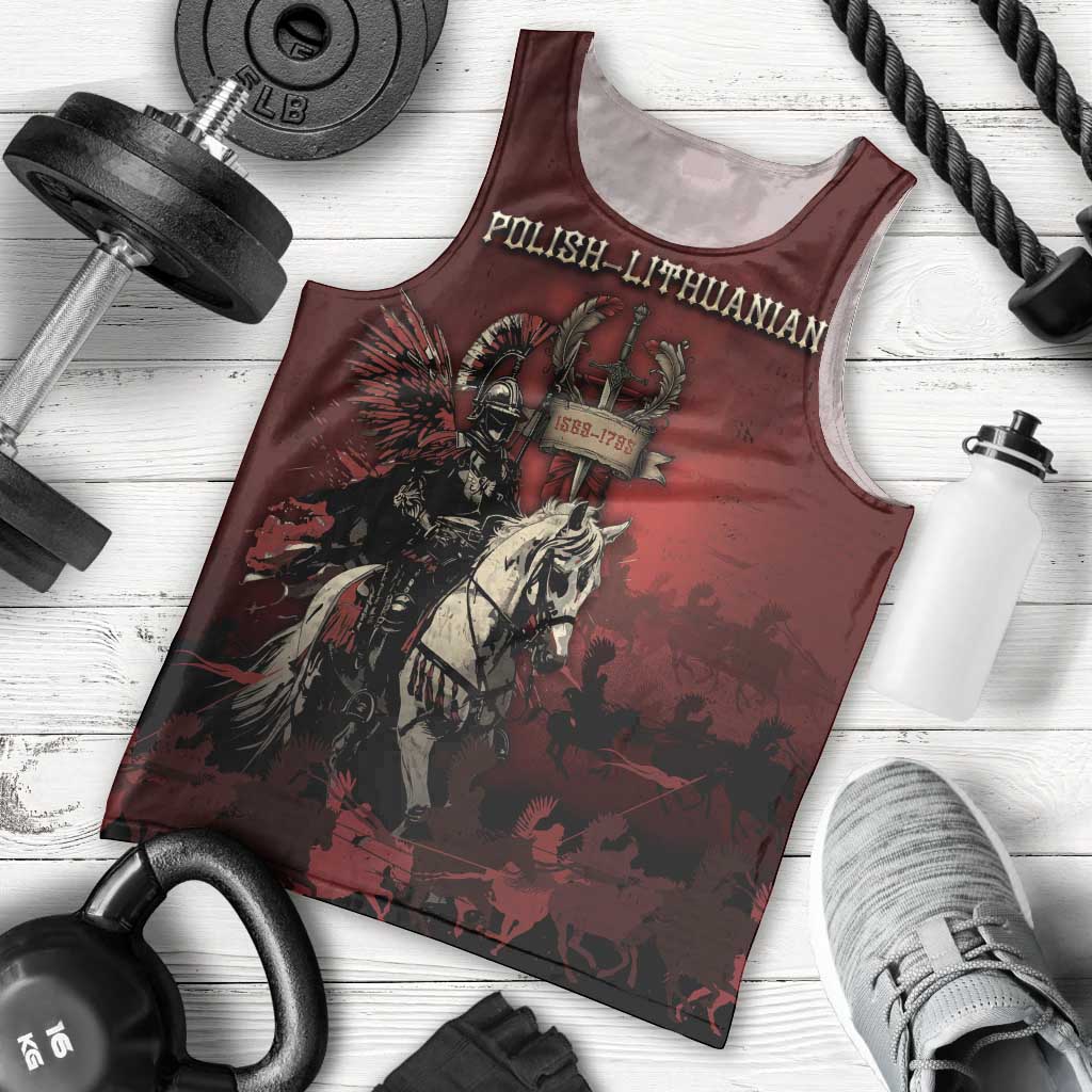 Polish Lithuanian Commonwealth Men Tank Top Winged Hussar Warrior Battle Of Vienna