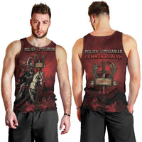 Polish Lithuanian Commonwealth Men Tank Top Winged Hussar Warrior Battle Of Vienna