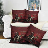 Polish Lithuanian Commonwealth Pillow Cover Winged Hussar Warrior Battle Of Vienna