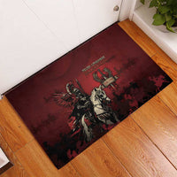 Polish Lithuanian Commonwealth Rubber Doormat Winged Hussar Warrior Battle Of Vienna