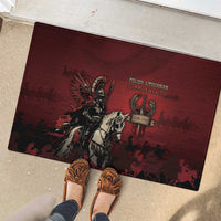 Polish Lithuanian Commonwealth Rubber Doormat Winged Hussar Warrior Battle Of Vienna