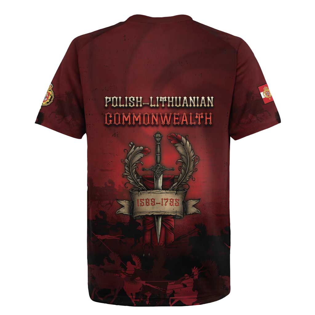Polish Lithuanian Commonwealth Rugby Jersey Winged Hussar Warrior Battle Of Vienna
