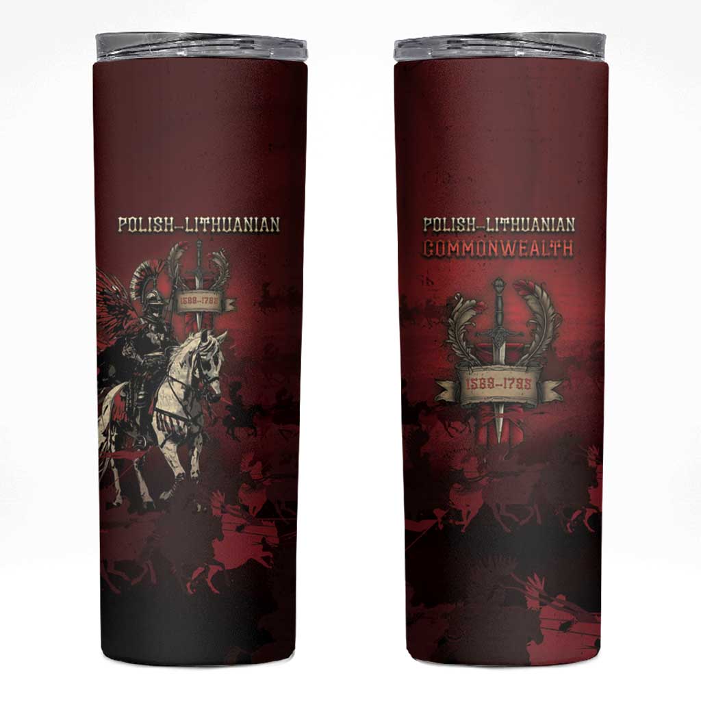 Polish Lithuanian Commonwealth Skinny Tumbler Winged Hussar Warrior Battle Of Vienna