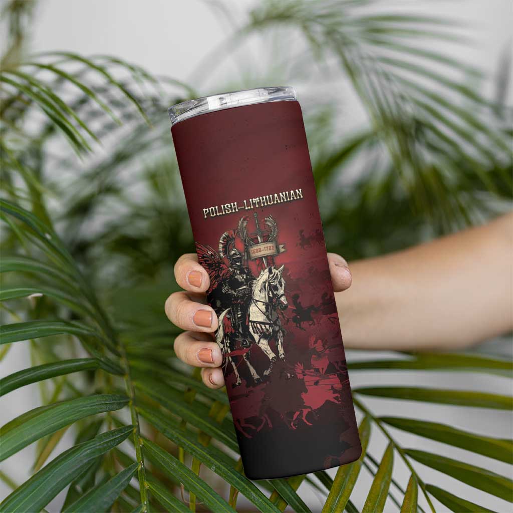 Polish Lithuanian Commonwealth Skinny Tumbler Winged Hussar Warrior Battle Of Vienna