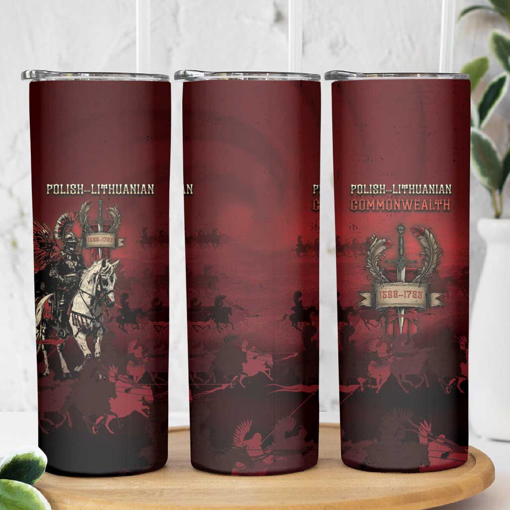 Polish Lithuanian Commonwealth Skinny Tumbler Winged Hussar Warrior Battle Of Vienna