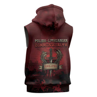 Polish Lithuanian Commonwealth Sleeveless Hoodie Winged Hussar Warrior Battle Of Vienna