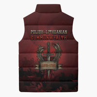Polish Lithuanian Commonwealth Sleeveless Puffer Jacket Winged Hussar Warrior Battle Of Vienna